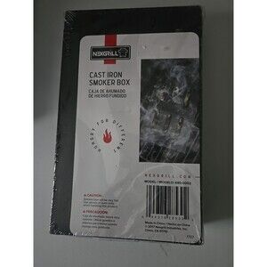 Smoker Box Vents Direct Smoke Prevents Wood Catching Fire‎ Cast Iron Nexgrill